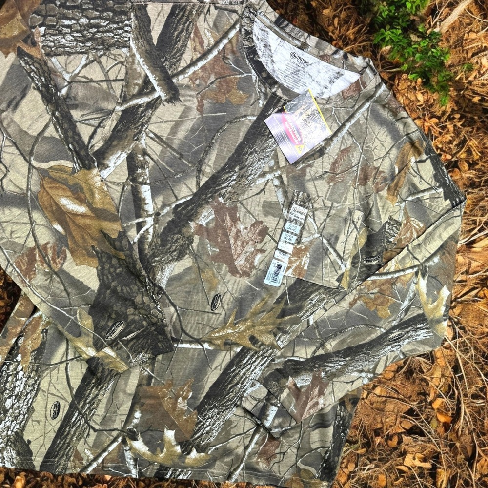 New Outfitters Ridge Realtree Camo Shirt Mens XL Long Sleeve Hunting Tee